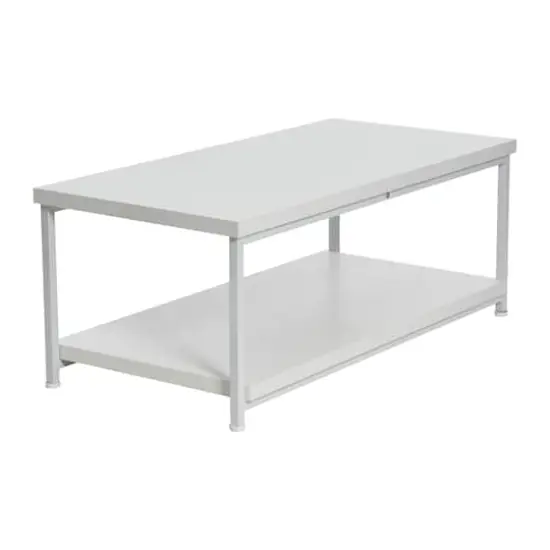 Household Essentials 39" Jamestown Coffee Table White {5}