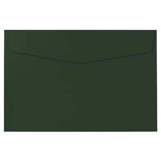 JAM Paper 6" x 9" Premium Envelopes, 50ct. Dark Green {1}