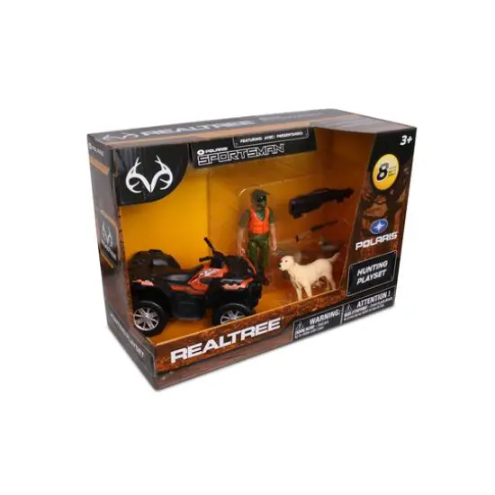 NKOK RealTree&reg; POLARIS&reg; Sportsman 1:18 Scale 8 Piece Duck Hunting Playset {3}