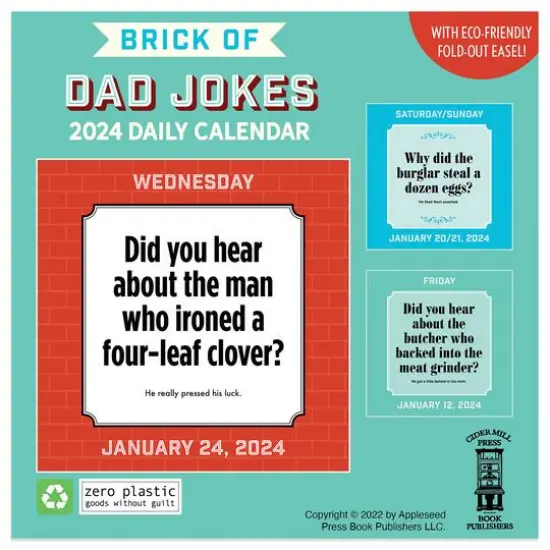 TF Publishing 2024 Dad Jokes Daily Desktop Calendar {6}