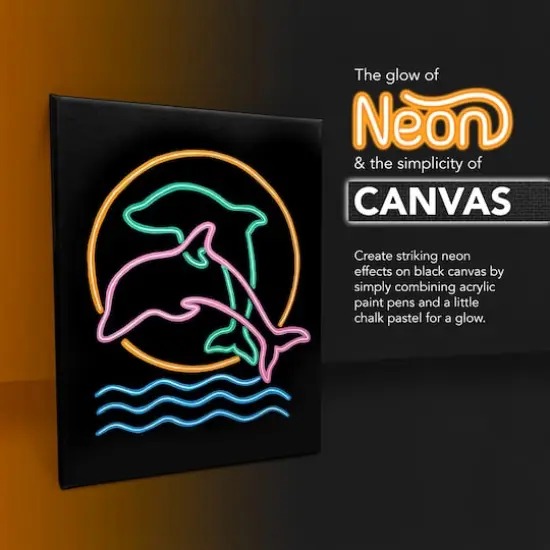 ArtSkills&reg; 2 Pack Black Stretched Canvases {9}