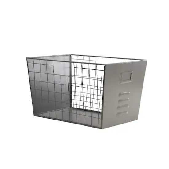 13" Gray Wire Multifunctional Basket {1}
