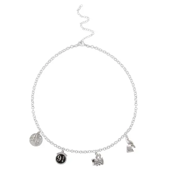 Harry Potter Silver Hogwarts Charm Set {3}