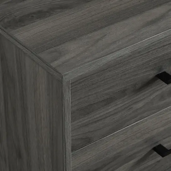Walker Edison Slate Gray Modern Side Table {7}