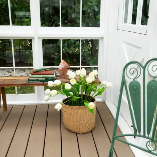 2ft. UV Resistant Artificial Tulip Plant (Indoor/Outdoor) {10}