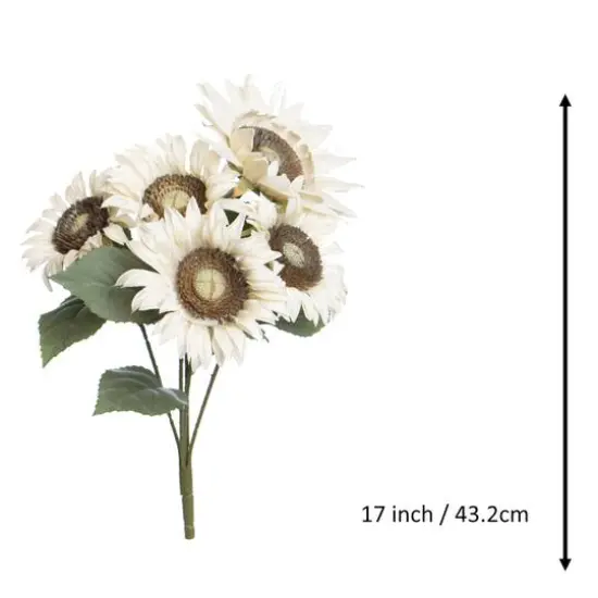 17" Sunflower Bush by Ashland&reg; Cream {4}