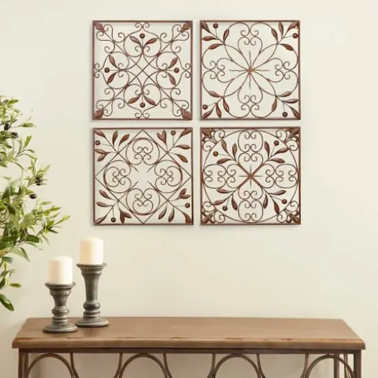 Brown Metal Rustic Wall D&eacute;cor Set, 4ct. {11}