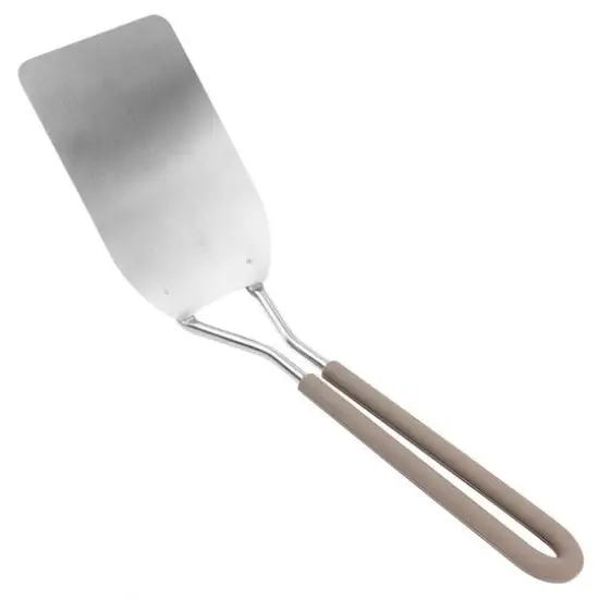 Martha Stewart Everyday Taupe Stainless Steel Spring Turner {1}