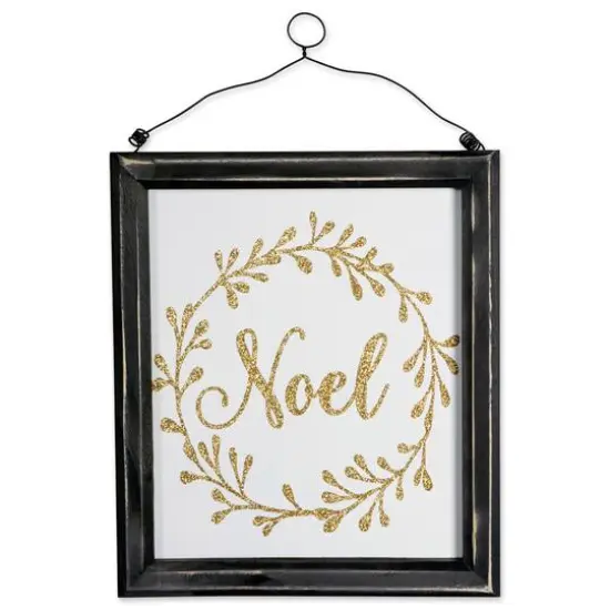 DII&reg; Noel & Merry Christmas Hanging Signs Set {6}