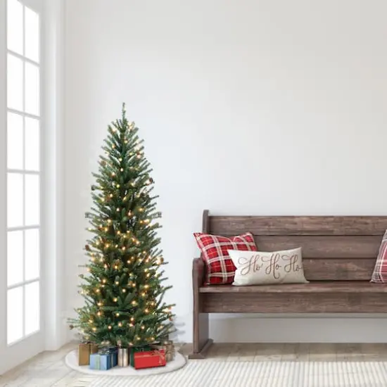 5 ft. Pre-Lit Fir Artificial Christmas Tree, 200 Lights {4}