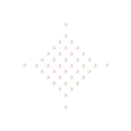 John Bead PRECIOSA 4mm Czech Crystal Bicone Beads, 40ct. Light Rose AB {4}