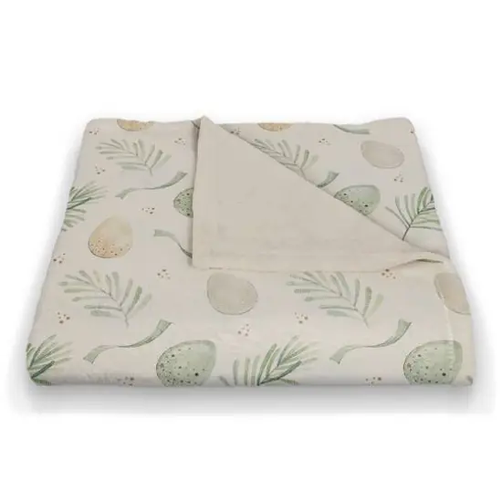 Easter Eggs And Ribbons 50" x 60" Coral Fleece Blanket {3}