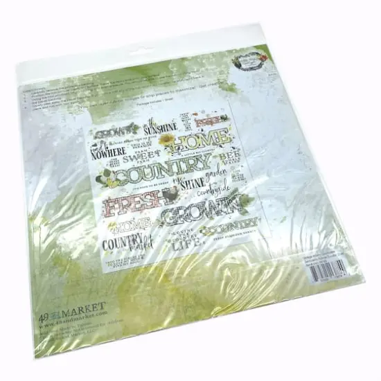 Vintage Artistry Sentiments Countryside Rub-Ons Transfer Sheet {4}