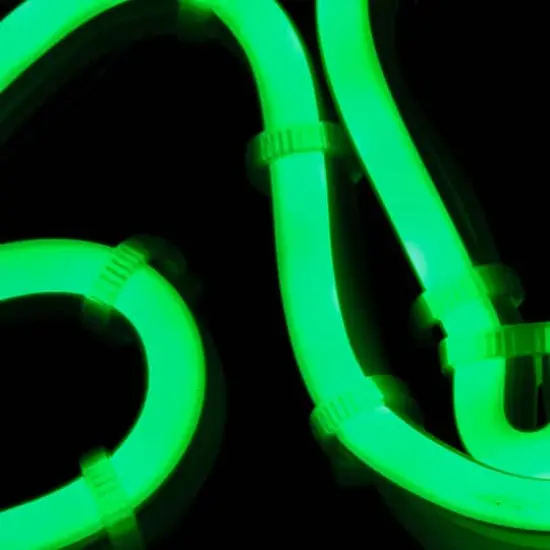 20" Green Neon Shamrock Style Decoration {4}
