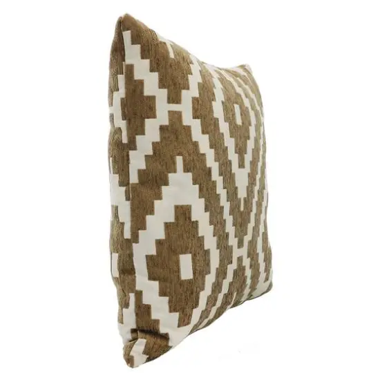 17" Brown Geometric Pattern Throw Pillow by Ashland&reg; {3}