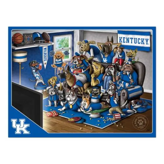 College Football Purebred Fans A Real Nailbiter 500 Piece Puzzle Kentucky Wildcats {5}