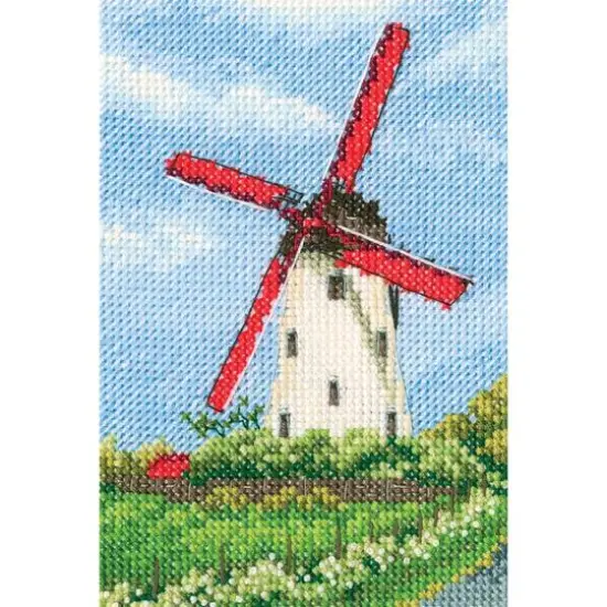 RTO Wind Mill in Field Counted Cross Stitch Kit {1}