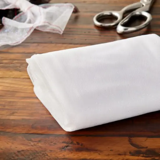 Glitter Tulle Bundle by Loops & Threads&reg; White {3}