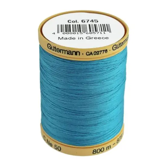 Gutermann Cotton Thread, 875yd. Aqua Marine {1}