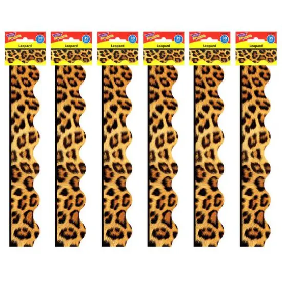 Trend Enterprises&reg; Terrific Trimmers&reg; Leopard Borders, 234ft. {1}