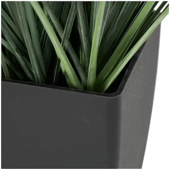 19" Onion Grass Artificial Plant with Black Plastic Pot {5}