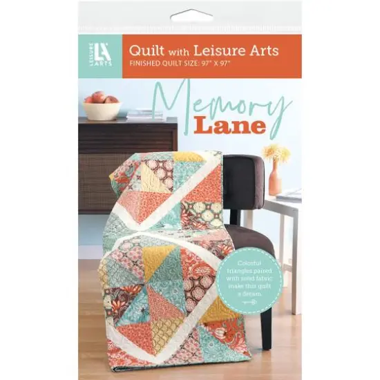 Leisure Arts&reg; Memory Lane Modern Quilt Pattern {1}