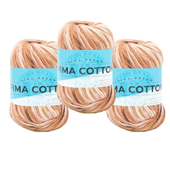 3 Pack Lion Brand&reg; Pima Cotton Yarn Auburn {1}