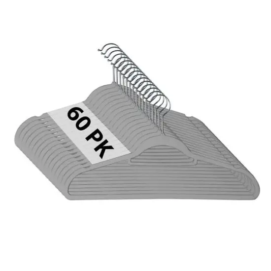 Isaac Mizrahi 17.75" Pack of Velvet Hangers {1}