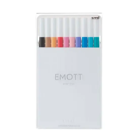 EMOTT 10 Color Fineliner Pen Set #2 {1}