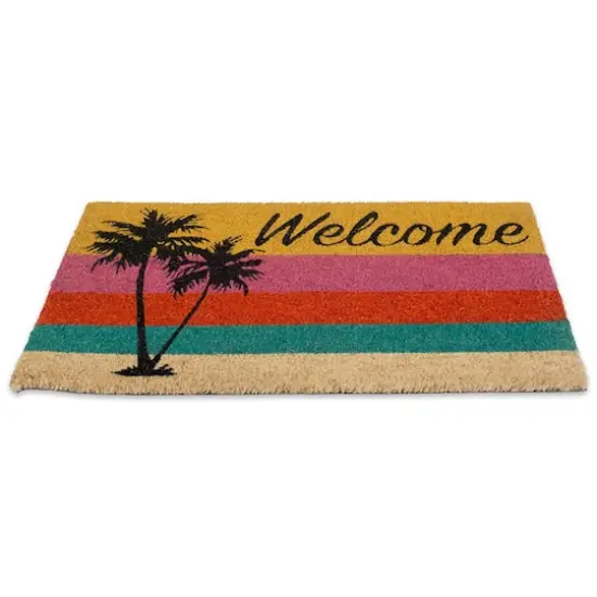 DII&reg; Welcome Palm Tree Doormat {6}