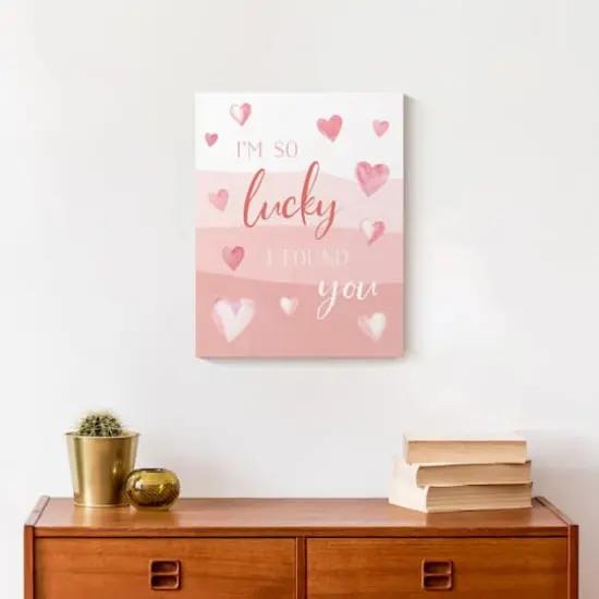 Lucky IFound You 11" x 14" Canvas Wall Art {5}