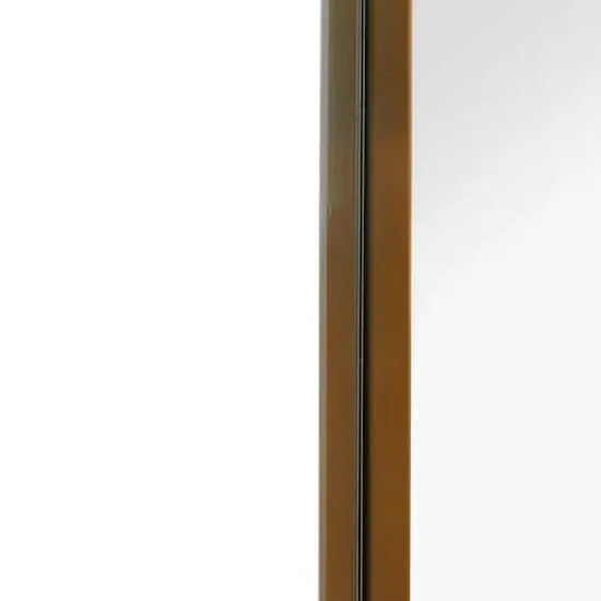 Gold Iron Contemporary Wall Mirror, 13" x 13" x 2" {5}