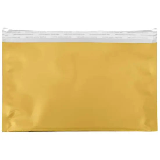 JAM Paper 6.125" x 9.5" Foil Self Adhesive Closure Envelopes, 25ct. Gold {1}