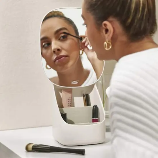 Joseph Joseph Viva Pedestal Mirror with Cosmetic organizer  {6}