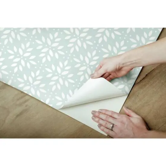 RoomMates Rose Lindo Agave Peel & Stick Wallpaper Blue {10}