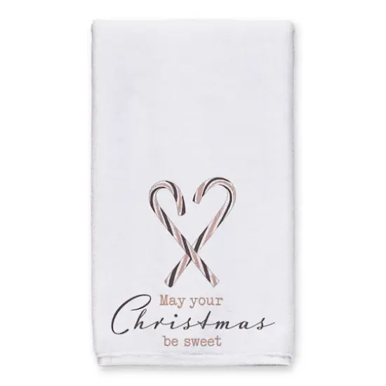 Designs Direct Sweet Christmas Candy Cane Tea Towels Set {3}