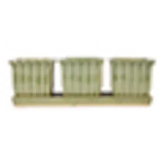 Square Ceramic Small Planter Set Green {3}