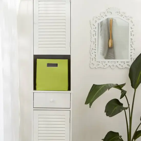 DII&reg; 11" Polyester Solid Storage Cube Avocado {5}