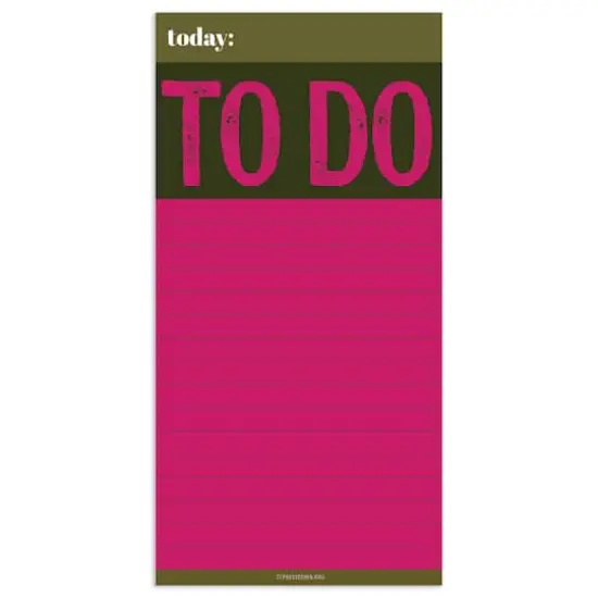 TF Publishing Pink Big To Do Memo Magnet Pad {3}