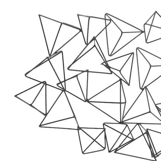 Black Geometric Modern Metal Wall D&eacute;cor {3}