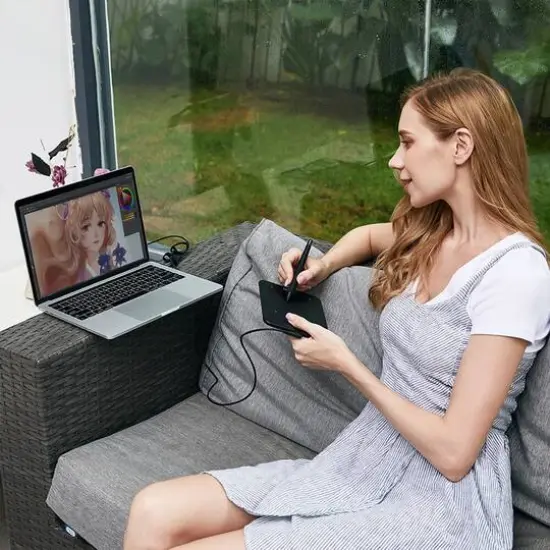 XPPen Deco Mini 4 Drawing Tablet {6}