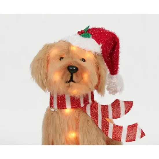 2ft. Plush Golden Poodle Sculpture {5}