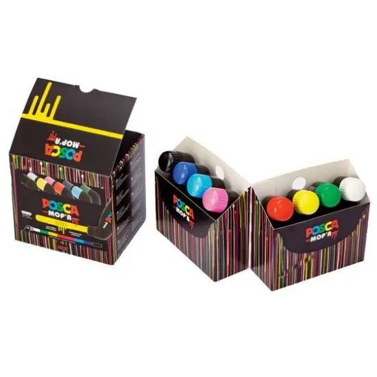 POSCA MOP'R Classic Colors Paint Marker Set {3}