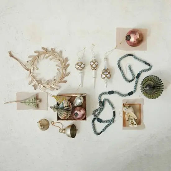 Hello Honey&reg; 11" Distressed Pewter Metal Leaves & Berries Wreath {4}