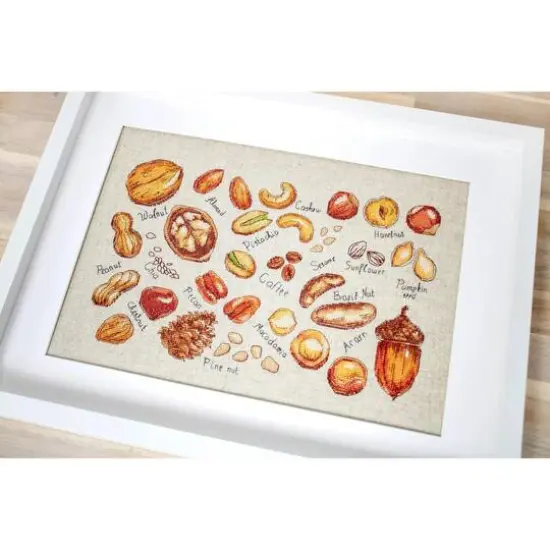 Luca-S Nuts & Seeds Counted Cross Stitch Kit {5}