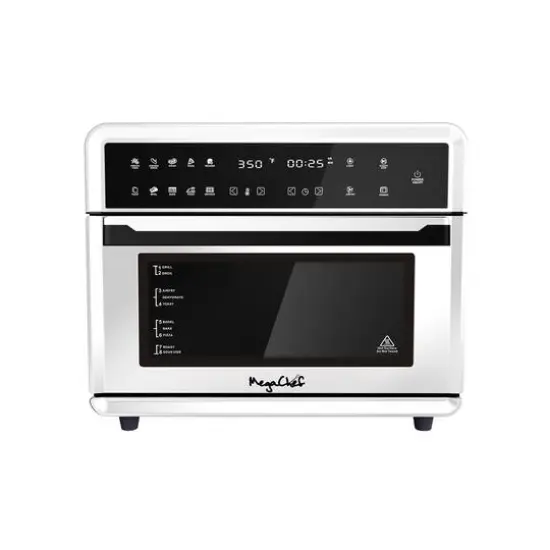 MegaChef White 10 in 1 Electronic Multifunction 360 Degree Hot Air Technology Countertop Oven {4}
