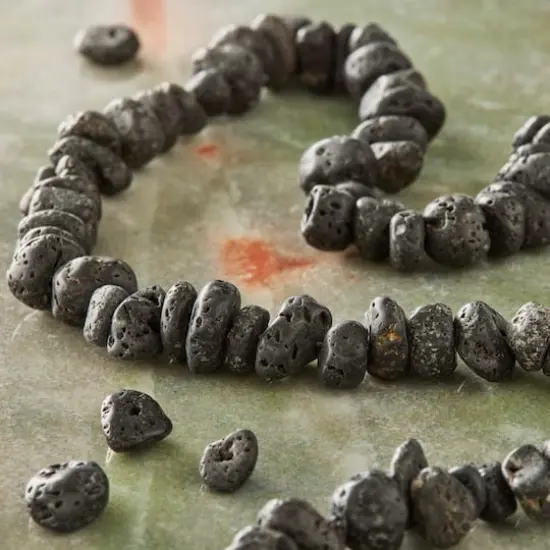 Black Lava Chip Beads by Bead Landing&trade;, 10mm {3}