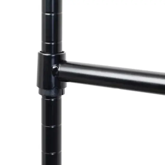 Honey Can Do Black Clothes Hanging Closet Rod {10}