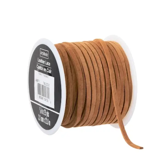 Suede Leather Lace by ArtMinds&trade; Tan {1}