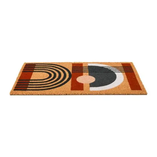 Hello Honey&reg; Geometric Coir Doormat {6}